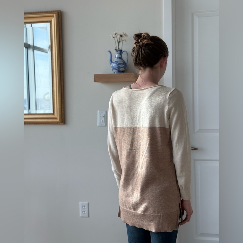 Tan baggie sweater